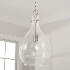 Tierni Pendant - Seeded Glass