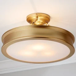 Traditional Urban Semi-Flush Ceiling Light