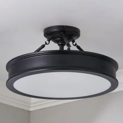 Traditional Urban Semi-Flush Ceiling Light