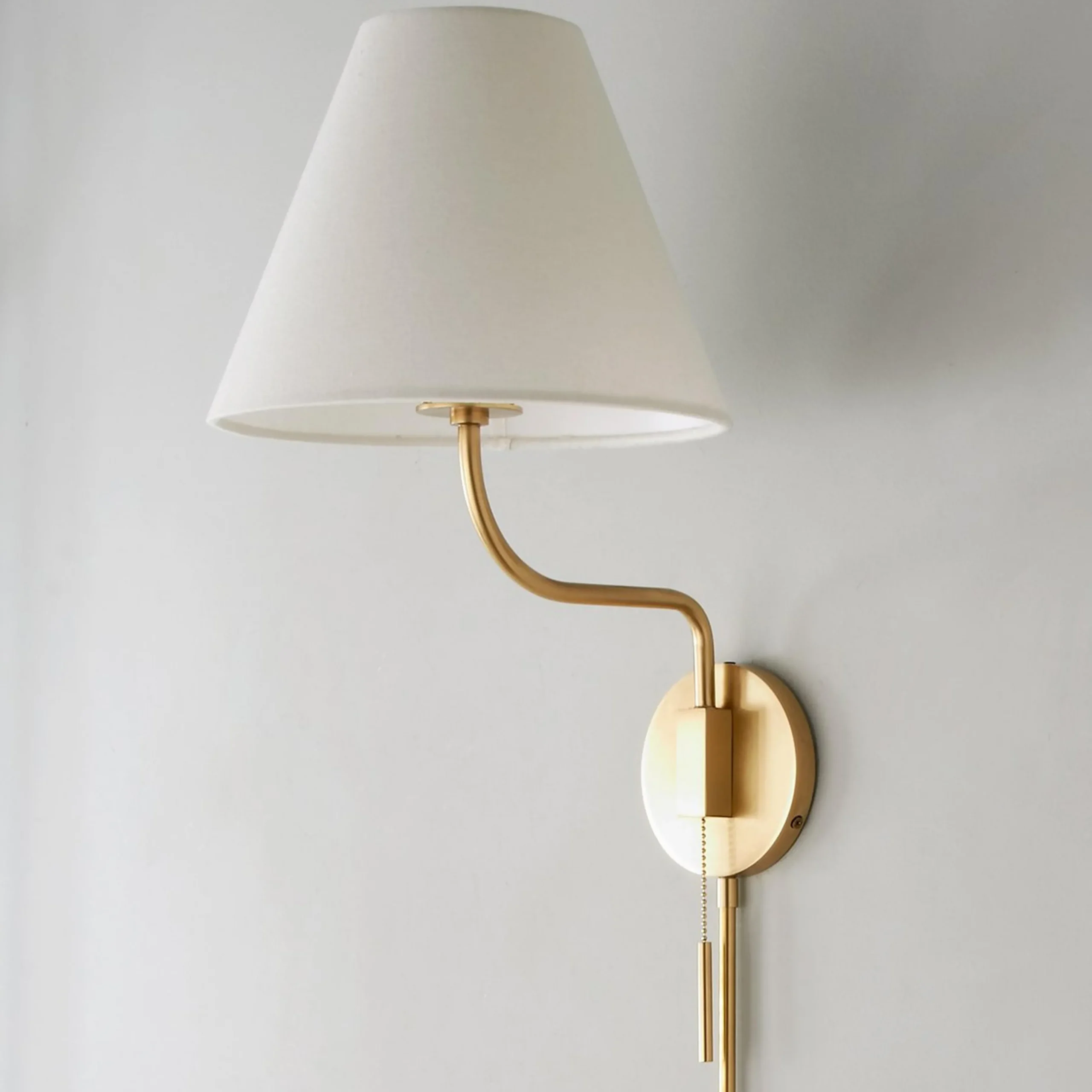 Transitional Swing Arm Sconce