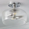 Turbulator Semi-Flush Ceiling Light
