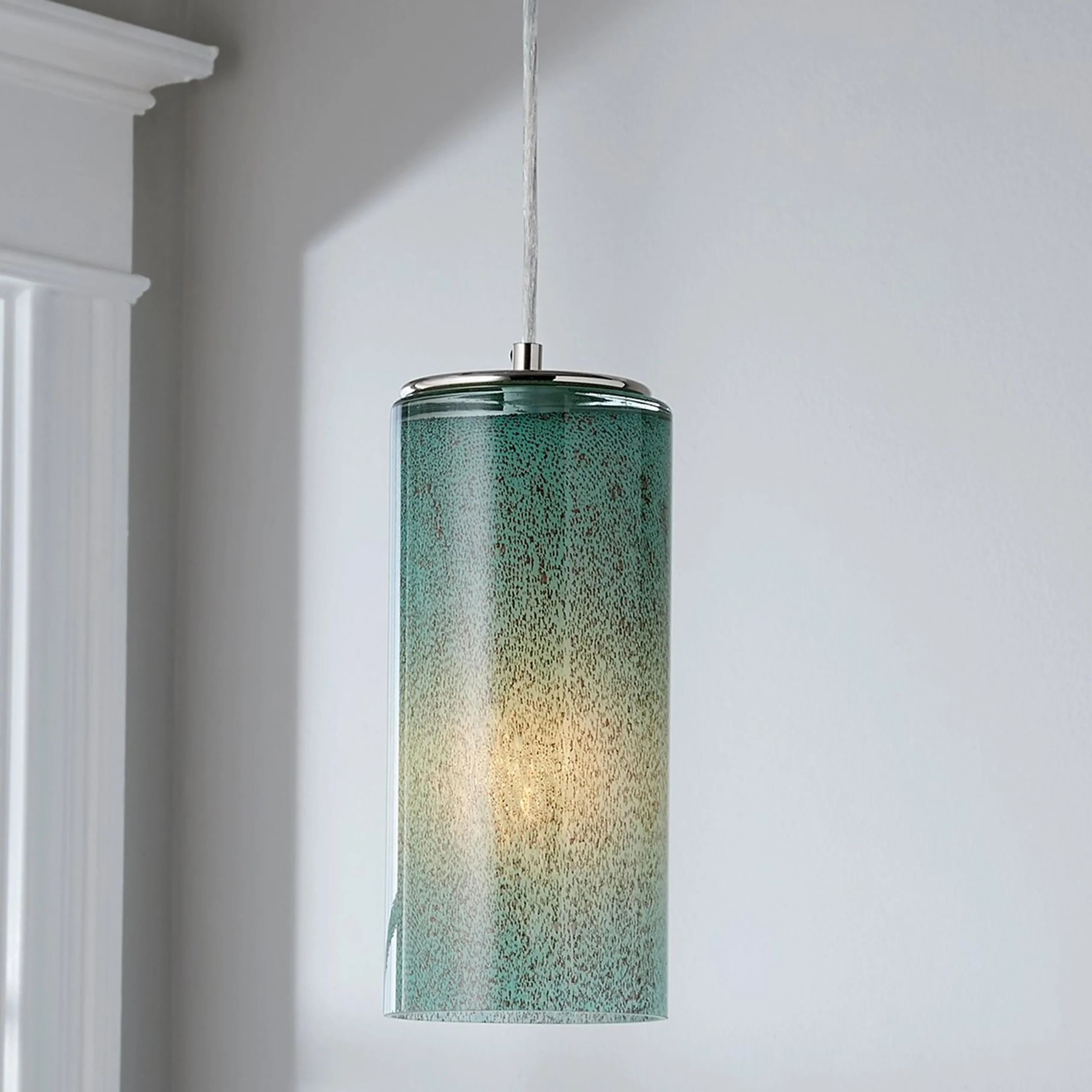 Turquoise Gradient Bubble Pendant