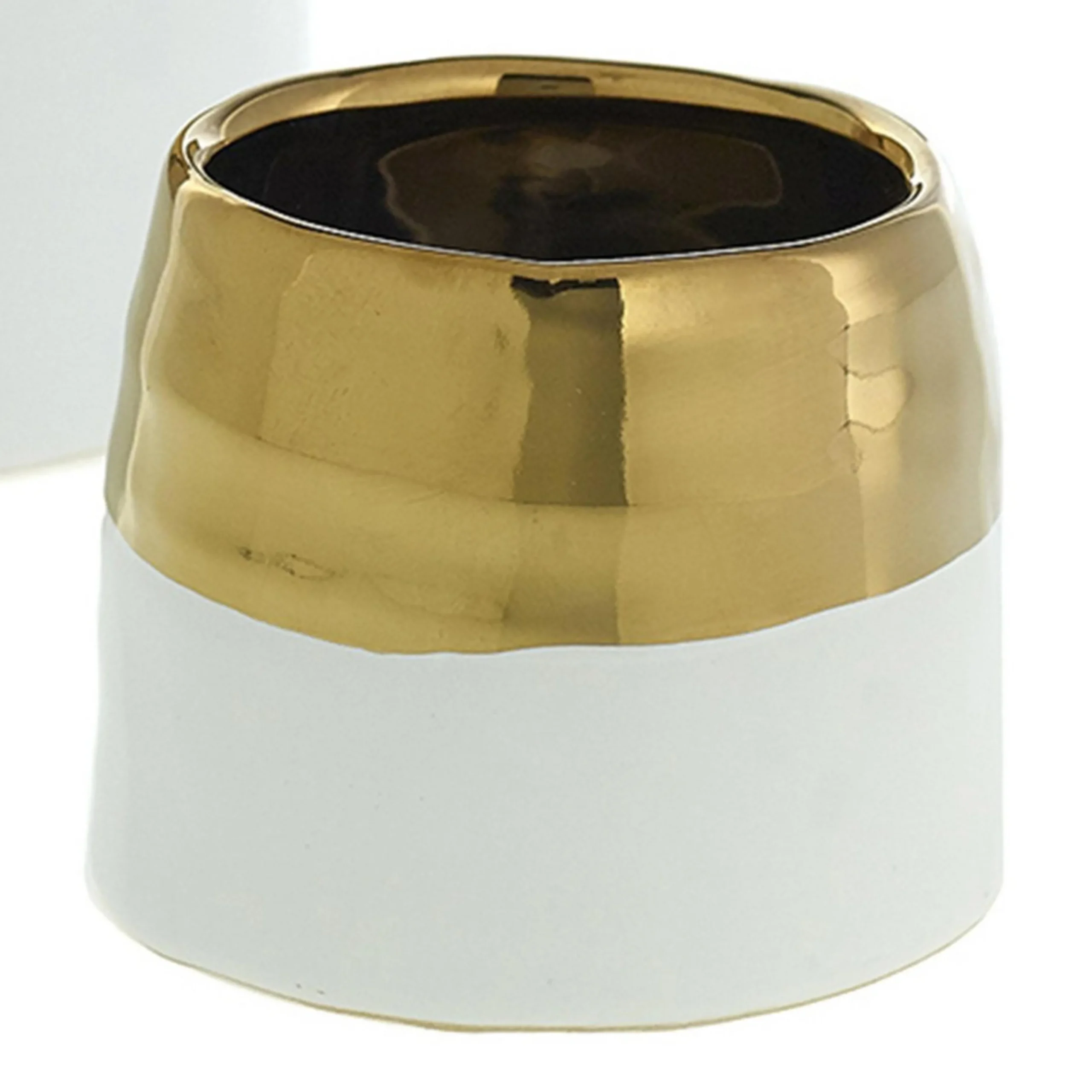 Two Tone Glam Ceramic Pot - Small