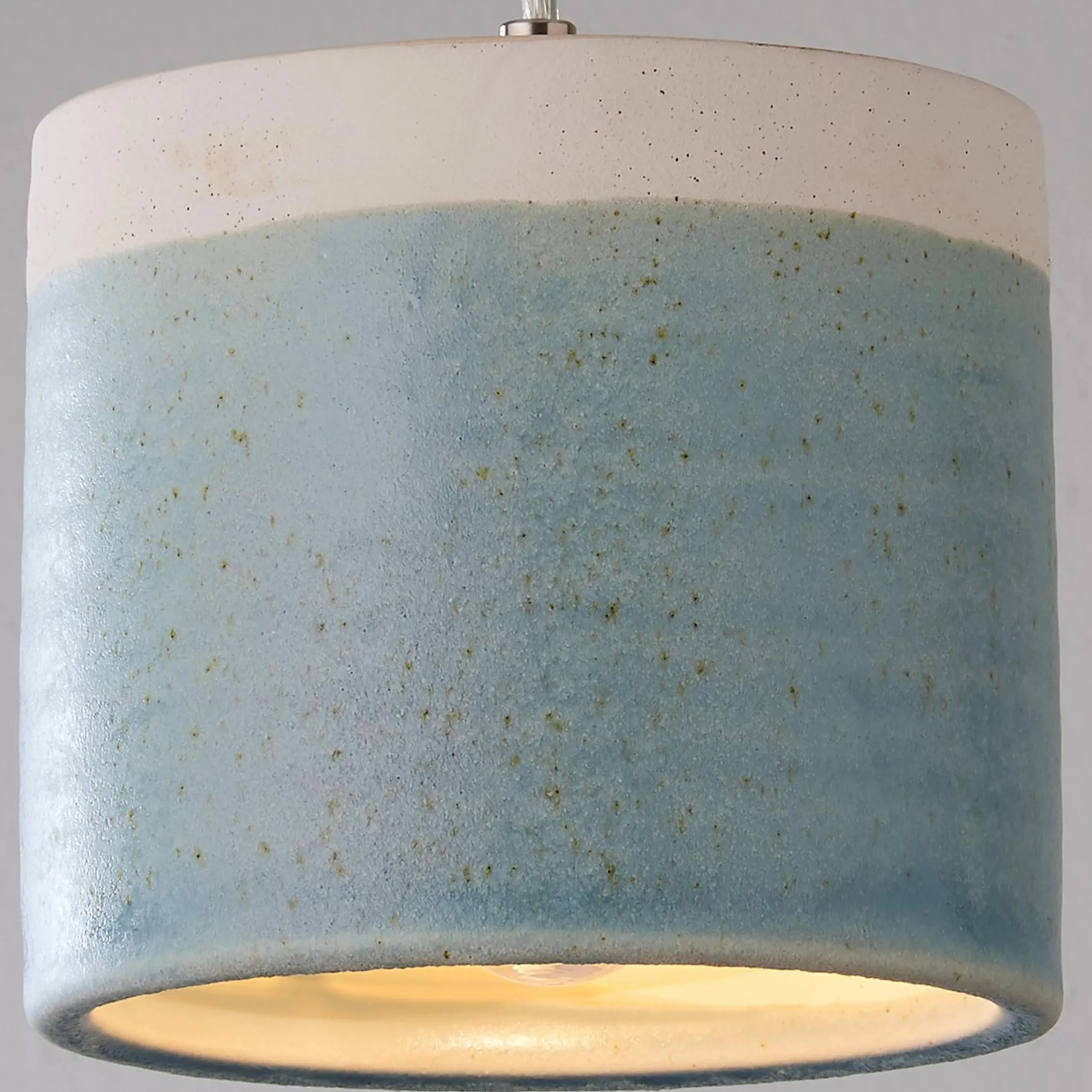 Two-Toned Ceramic Pendant