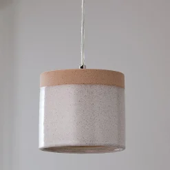 Two-Toned Ceramic Pendant