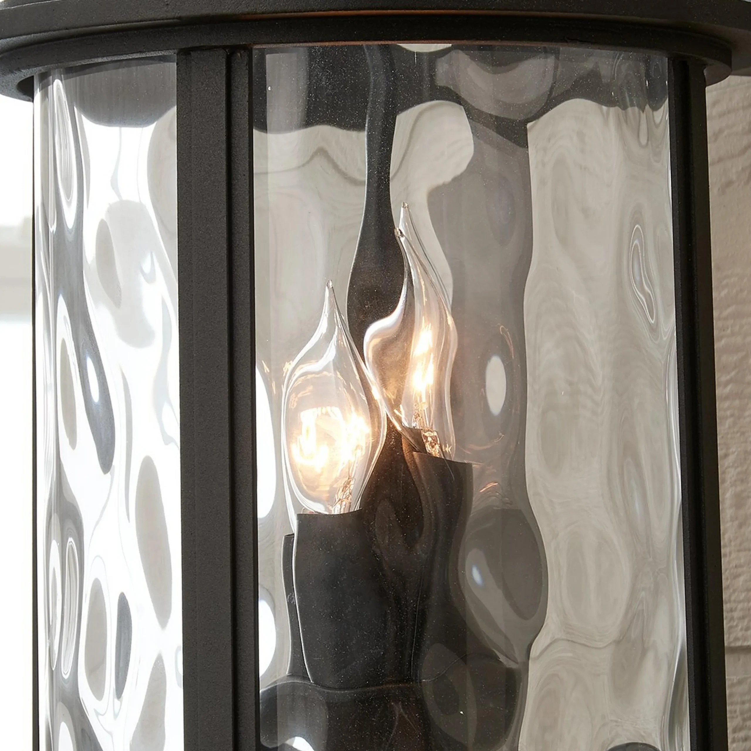 Undulated Outdoor Sconce - 4 Light