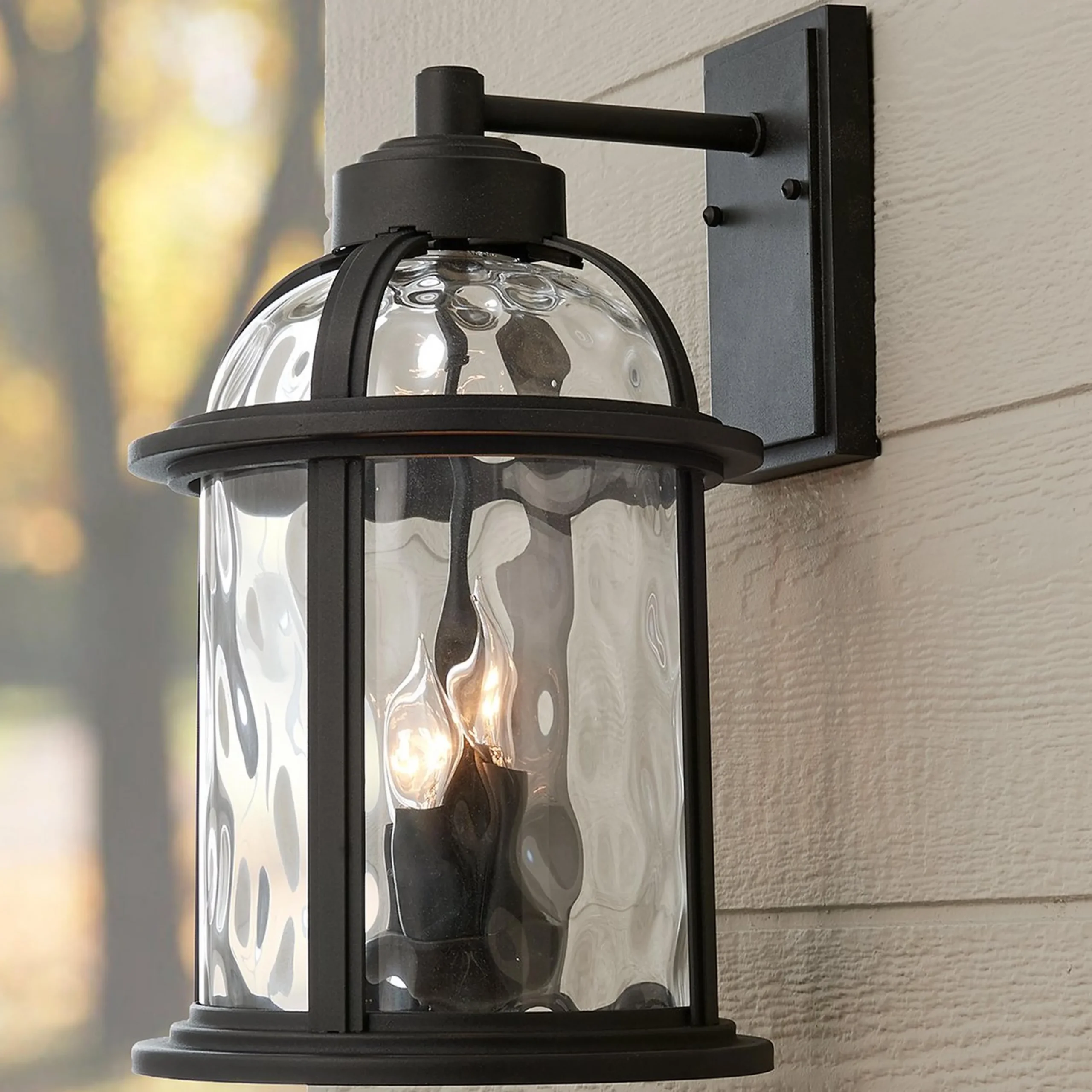 Undulated Outdoor Sconce - 4 Light