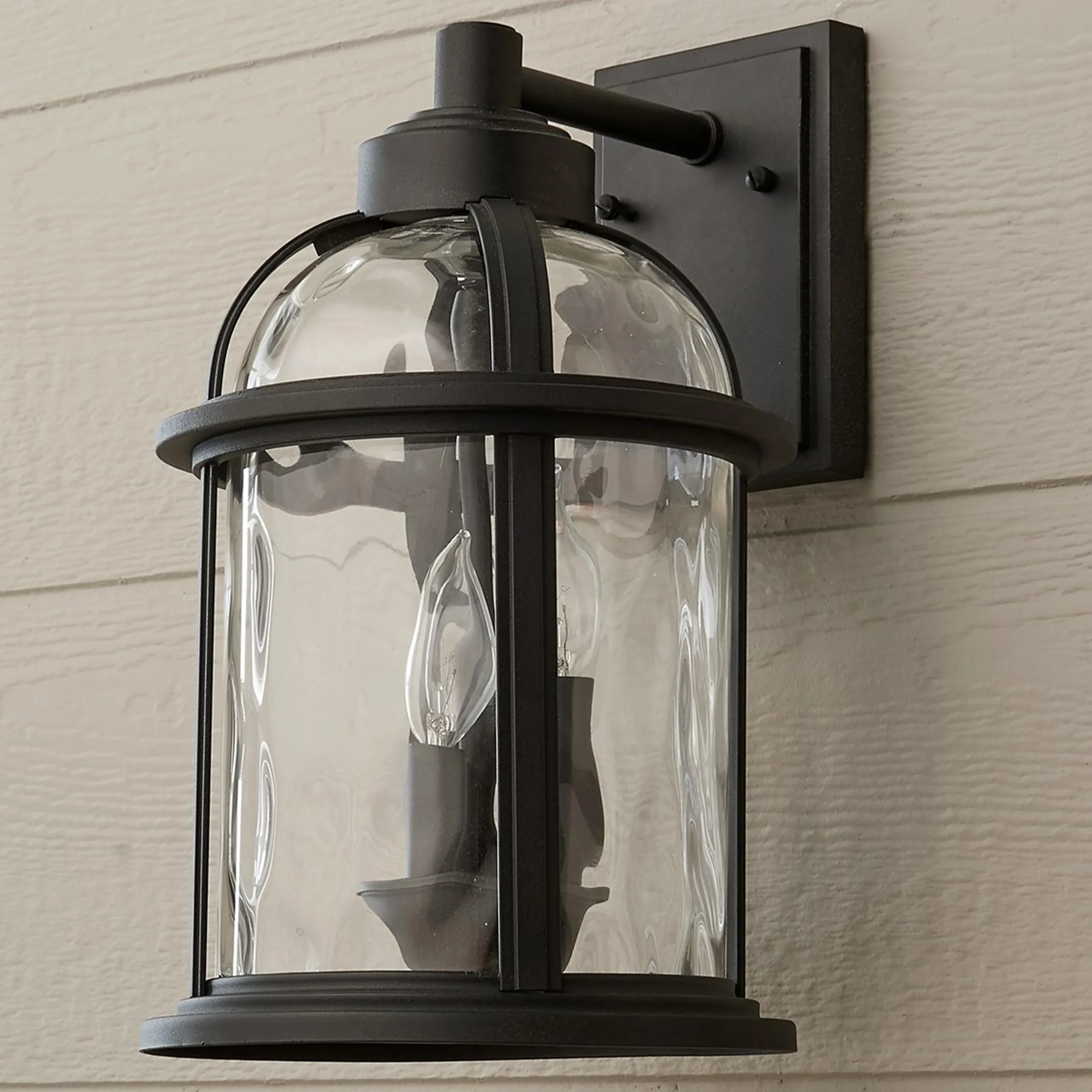 Undulated Outdoor Sconce - 3 Light