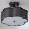 Urban Floral Semi-Flush Ceiling Light - 2 Light