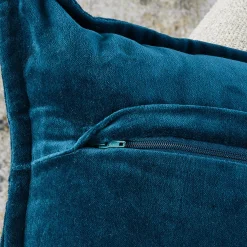 Velvet Lumbar Pillow - Polyester
