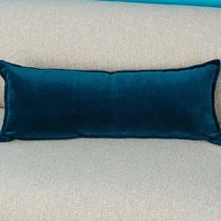 Velvet Lumbar Pillow - Polyester