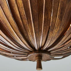 Vicenzio Leaf Semi-Flush Ceiling Light