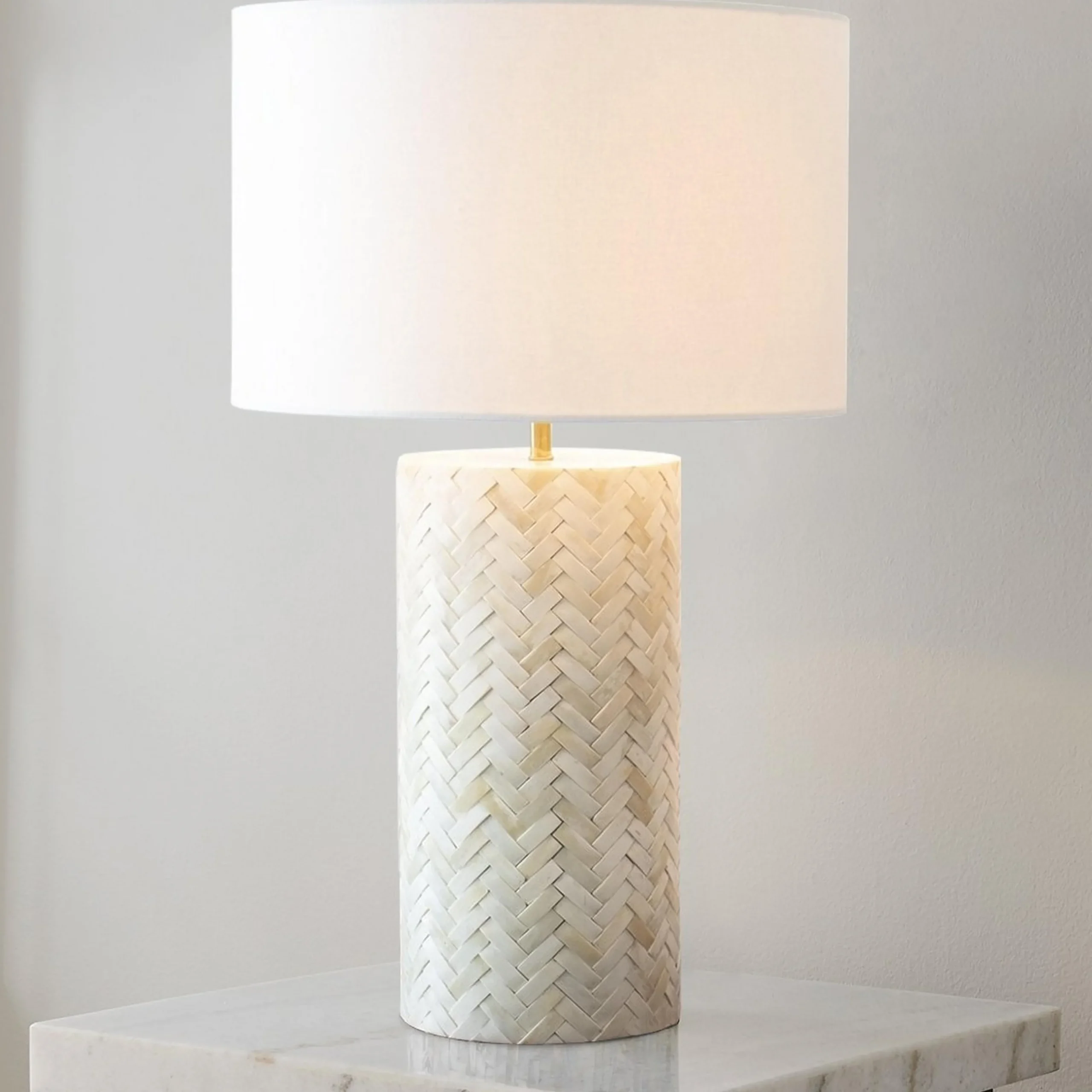 Vida Herringbone Table Lamp