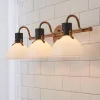 Vienna White Glass Vanity Light - 3 Light