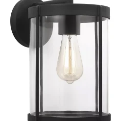 Vincent Clear Glass Outdoor Sconce - Medium