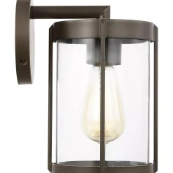 Vincent Clear Glass Outdoor Sconce - Small
