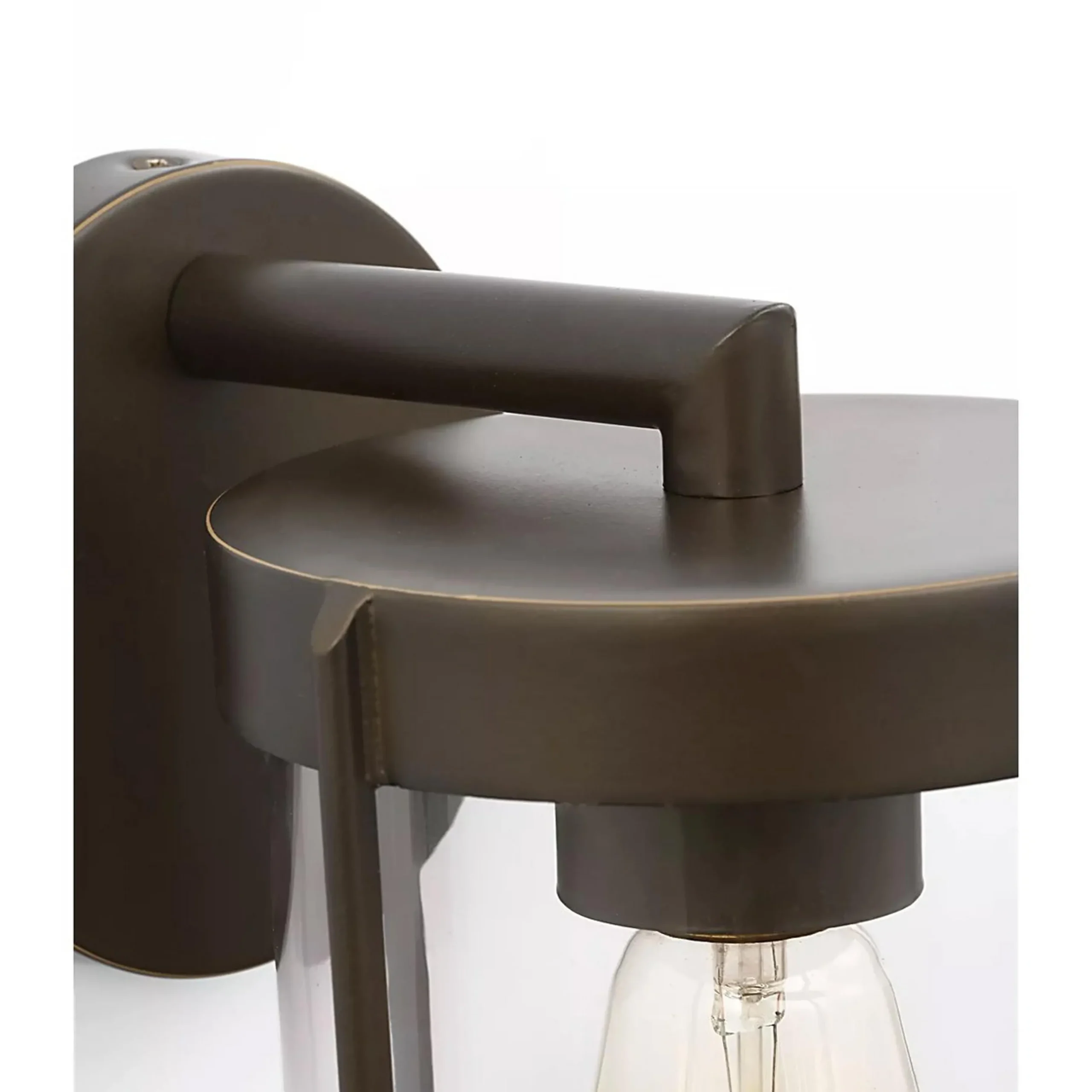Vincent Clear Glass Outdoor Sconce - Small
