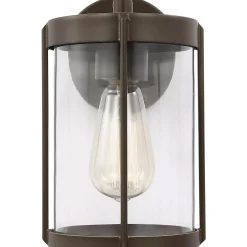 Vincent Clear Glass Outdoor Sconce - Small