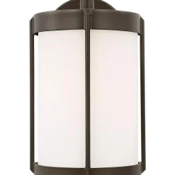 Vincent Opal Glass Outdoor Sconce - Small