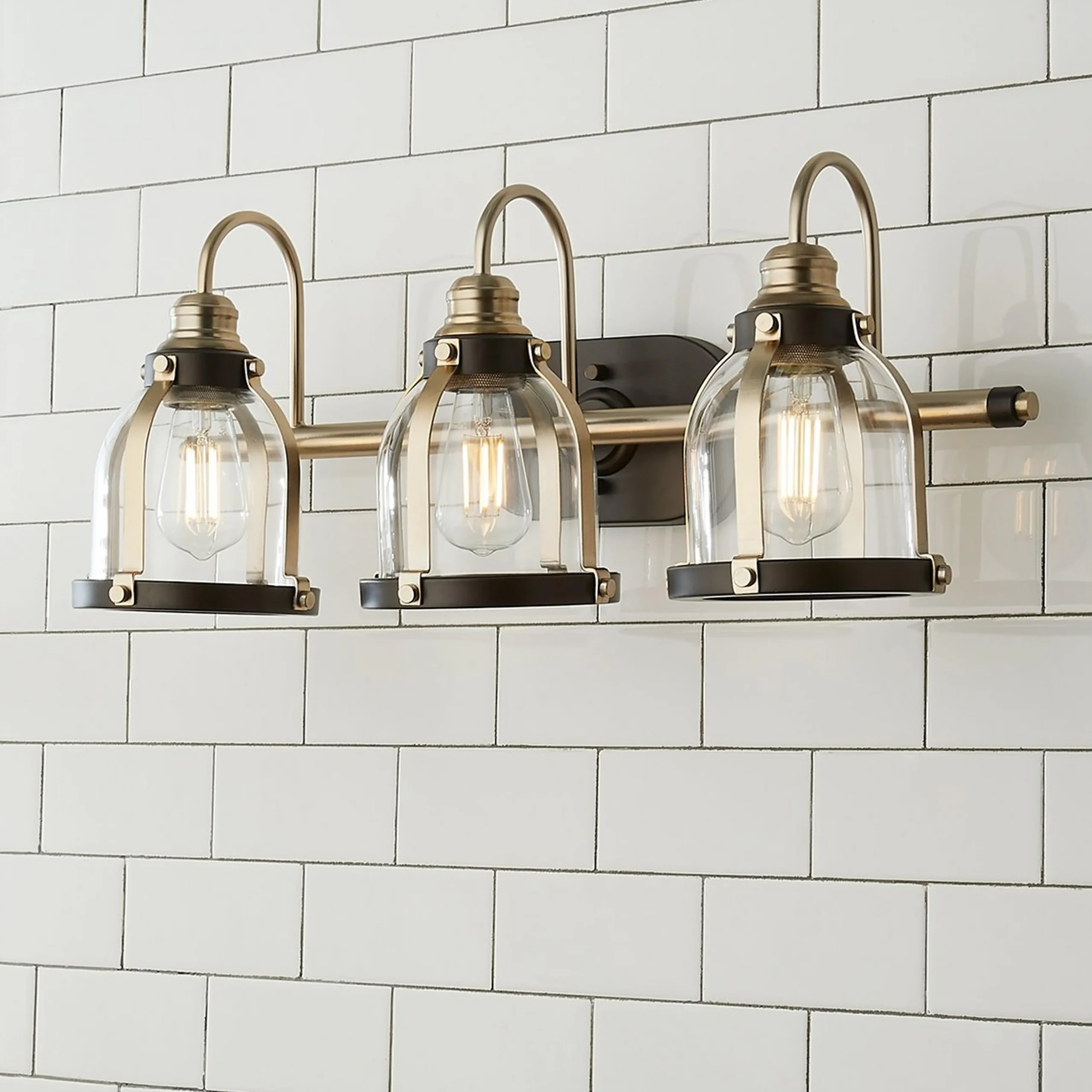 Vintage Librarian Vanity Light - 3 Light
