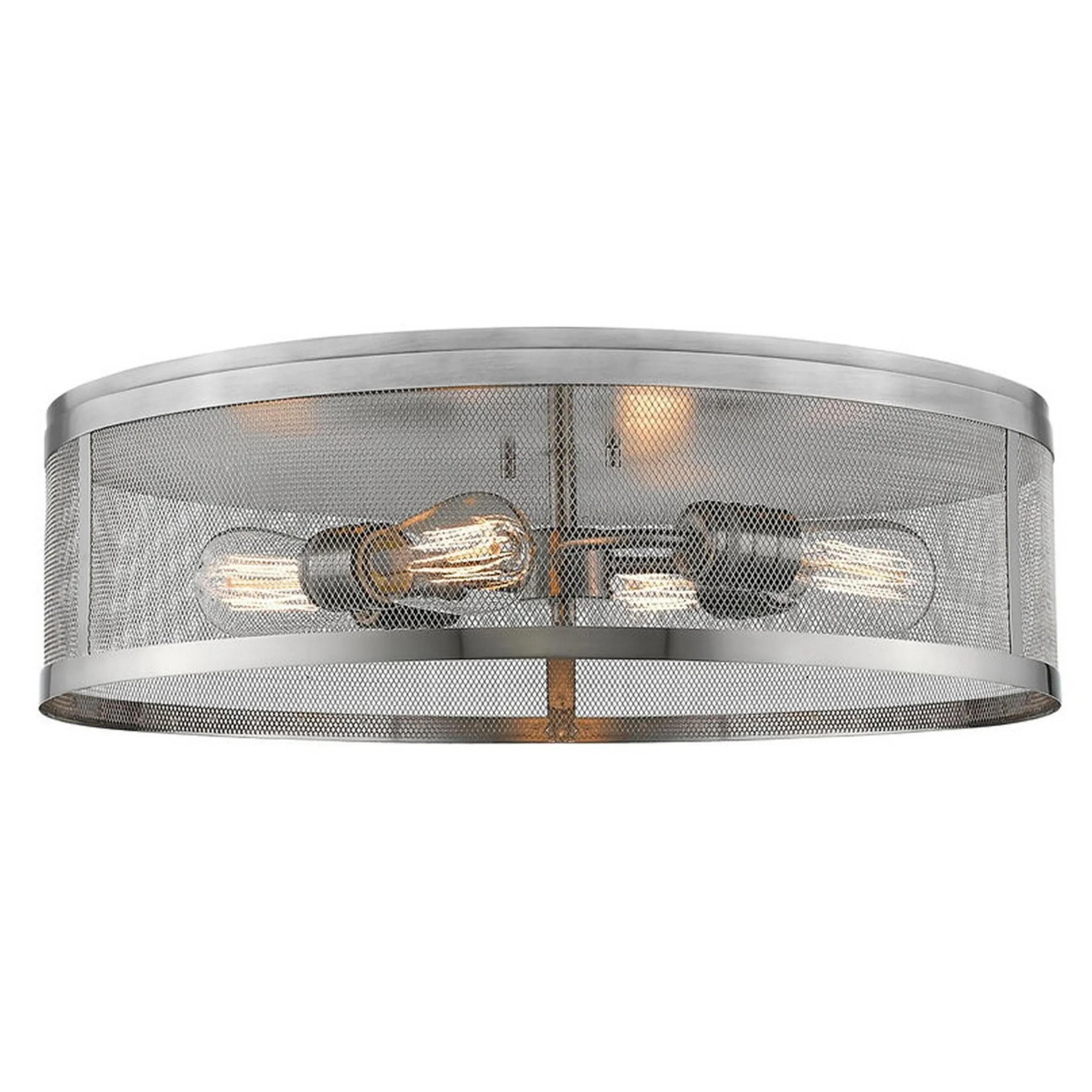 Vintage Mix Cage Ceiling Light - 4 Light
