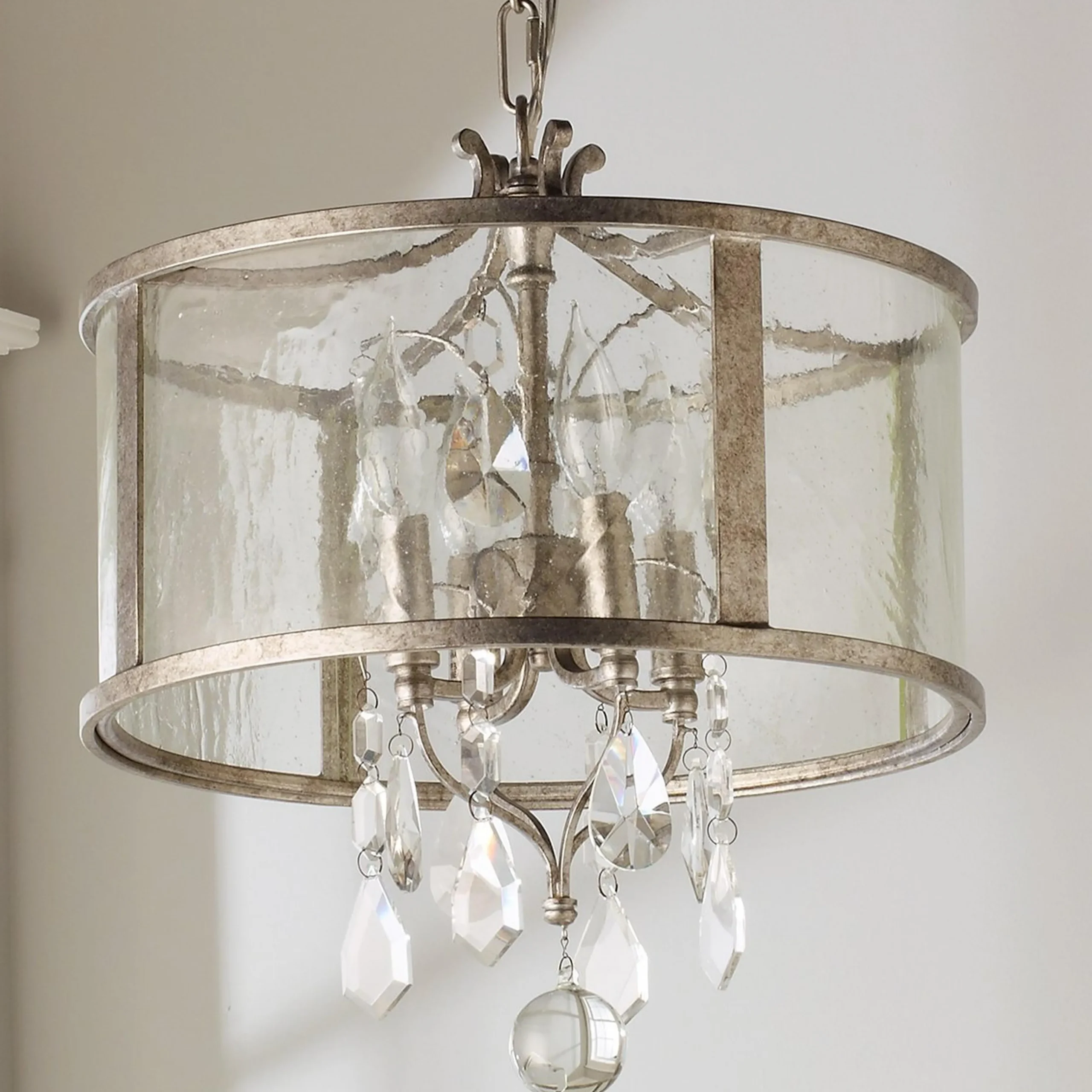 Vintage Modern Crystal Chandelier
