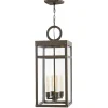 Vintage Suspended Pane Outdoor Lantern