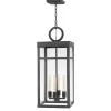 Vintage Suspended Pane Outdoor Lantern