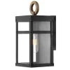 Vintage Suspended Pane Outdoor Pocket Sconce