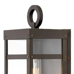 Vintage Suspended Pane Outdoor Pocket Sconce