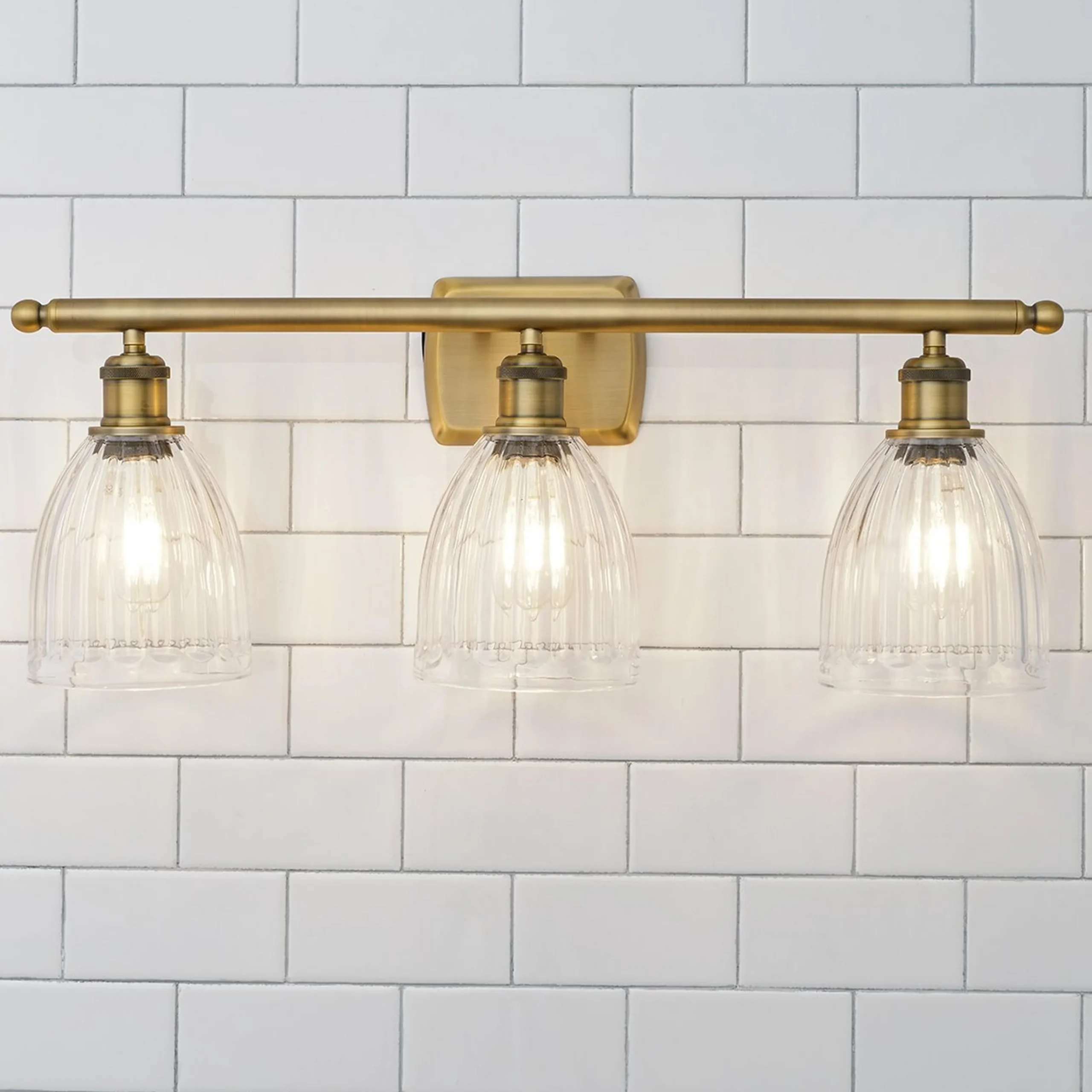 Vintage Update Vanity Light - 3 Light