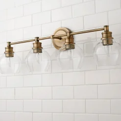 Volta Glass Vanity Light - 4 light