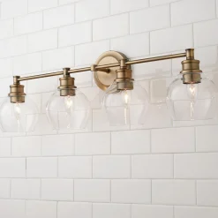 Volta Glass Vanity Light - 4 light