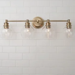 Volta Glass Vanity Light - 4 light