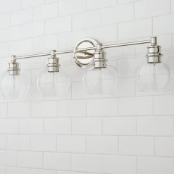 Volta Glass Vanity Light - 4 light