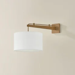 Volumetric Swing Arm Sconce