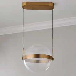 Wardell Shimmering LED Globe Pendant