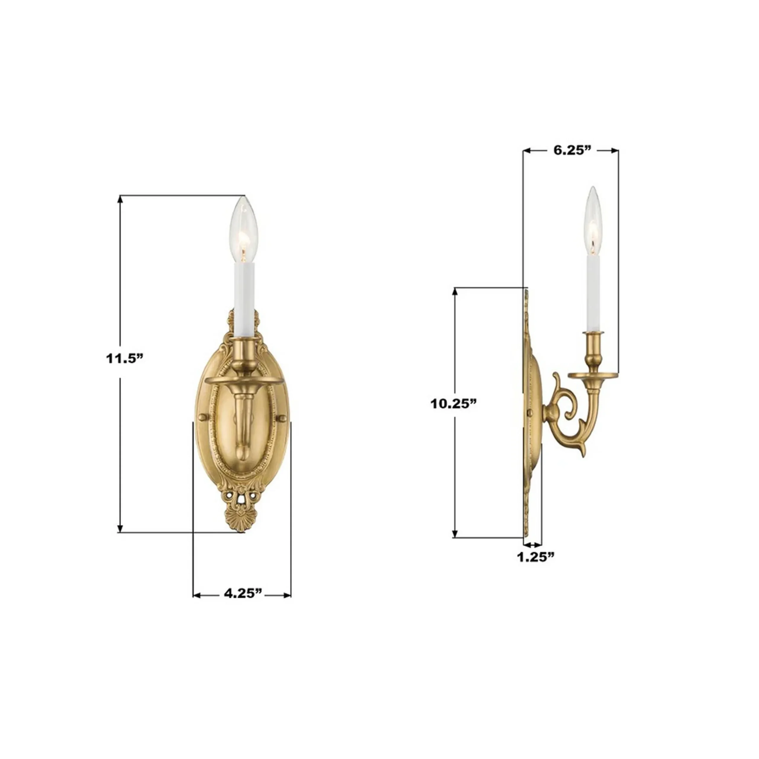 Watteau Sconce - 1 Light