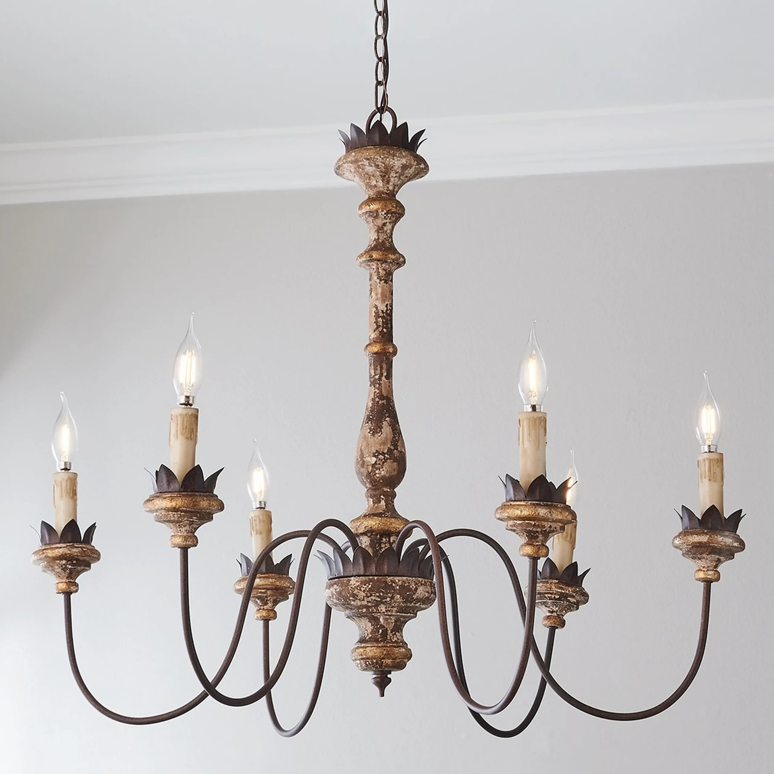 Weathered Cottage Chandelier
