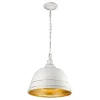 Weathered Industrial Caged Pendant - 2 Light