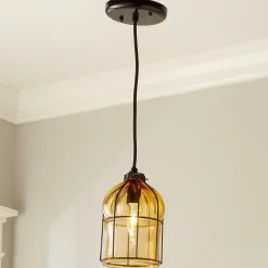 Wendy Umanoff Glass Cage Pendant