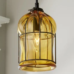 Wendy Umanoff Glass Cage Pendant