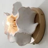 White Ceramic Urchin Sconce