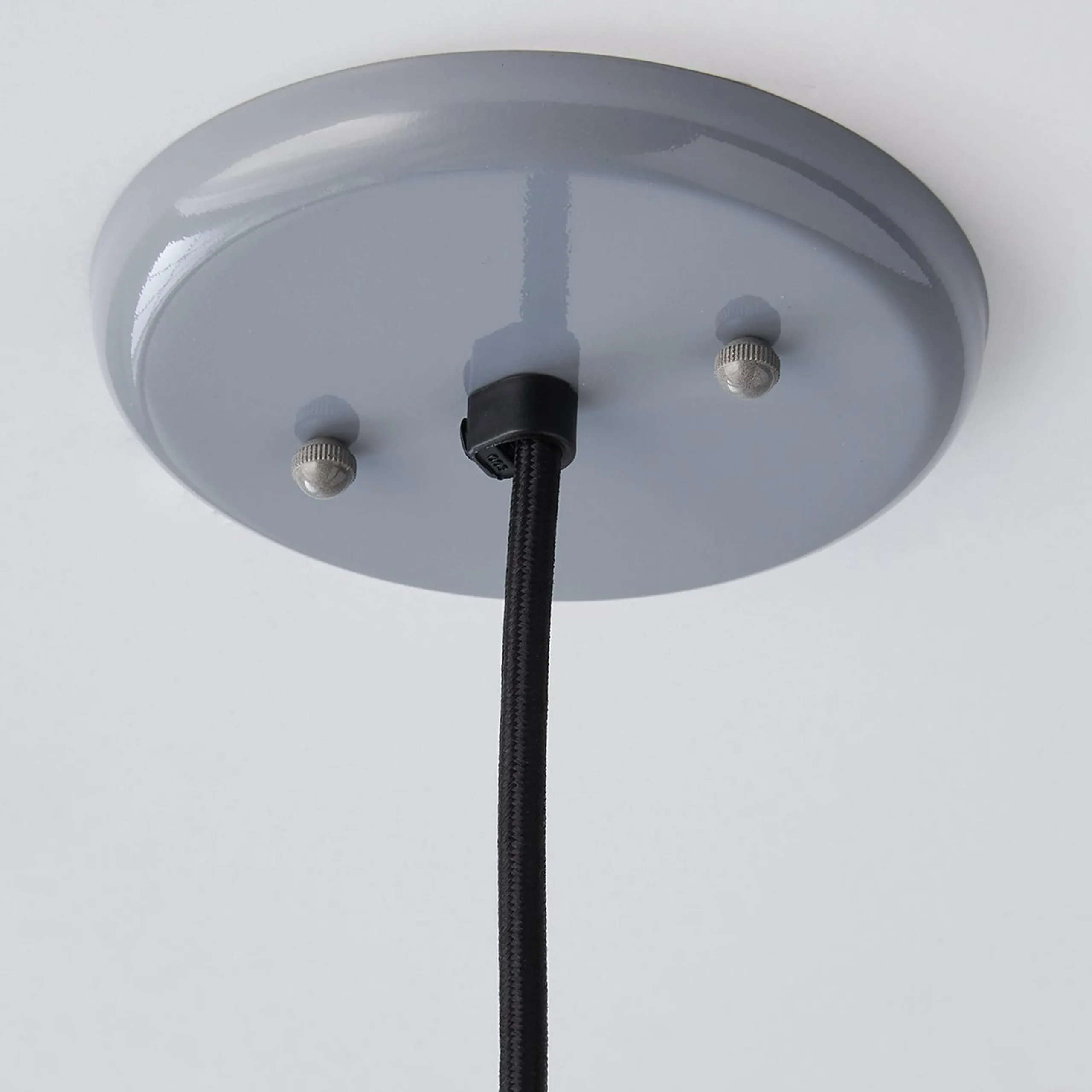 Wood Capped Warehouse Pendant
