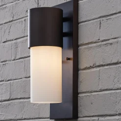 Wright Cylinder Outdoor Sconce