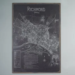 44x30 Reproduction Richmond Map
