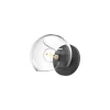 Xaviero Glass Bath Sconce - Clear
