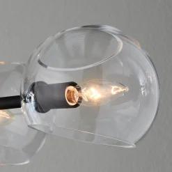 Xaviero Glass Island Chandelier - Clear