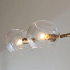 Xaviero Glass Island Chandelier - Clear