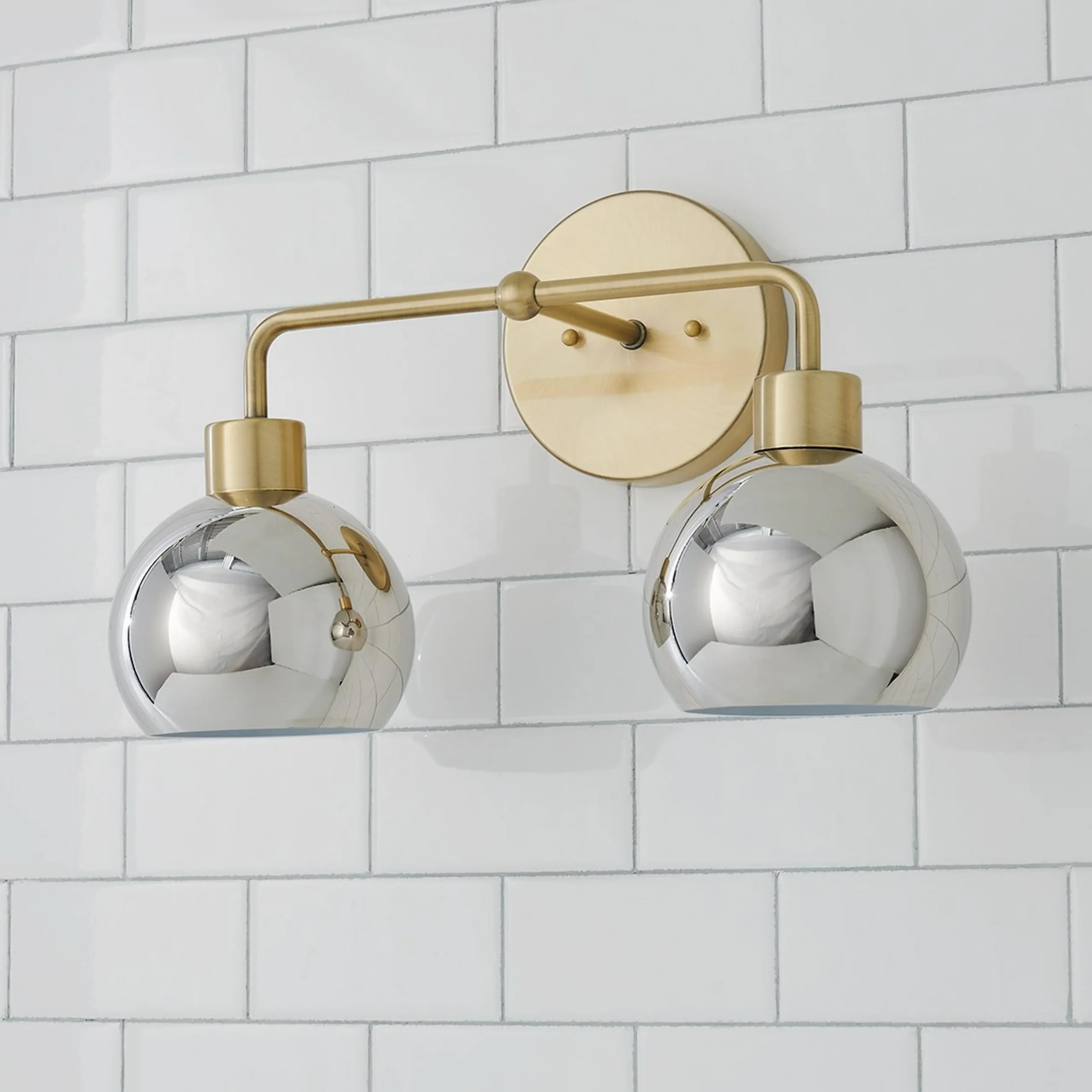 Young House Love Bubble Vanity Light - 2 Light